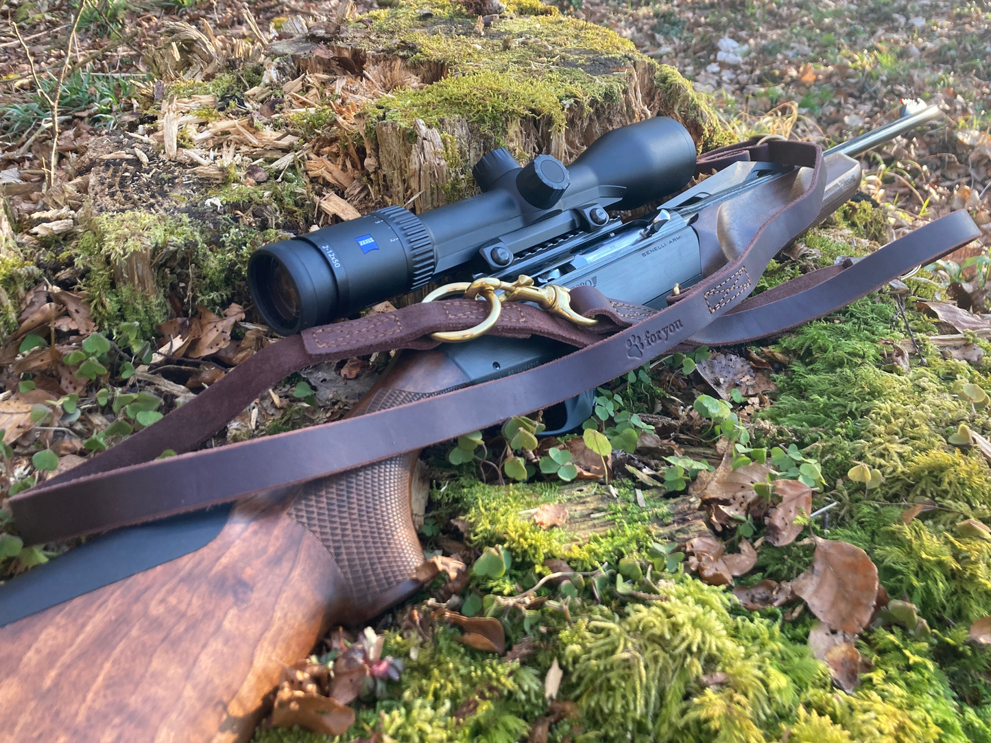 foryou® Jagd Führleine, die perfekte Leder Hundeleine für Jäger - Made in Germany