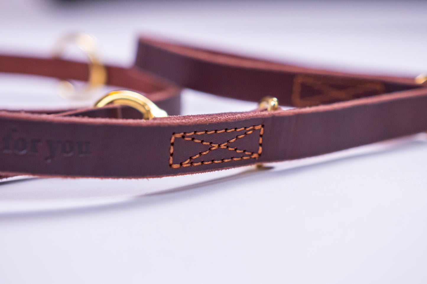 foryou® Jagd Führleine, die perfekte Leder Hundeleine für Jäger - Made in Germany