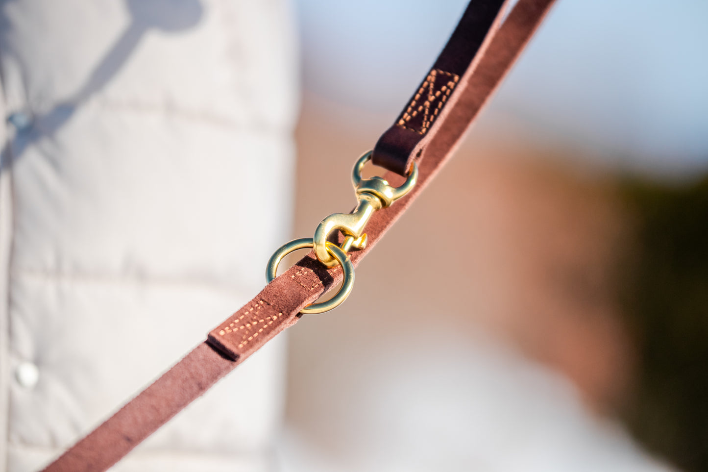 foryou® Jagd Führleine, die perfekte Leder Hundeleine für Jäger - Made in Germany