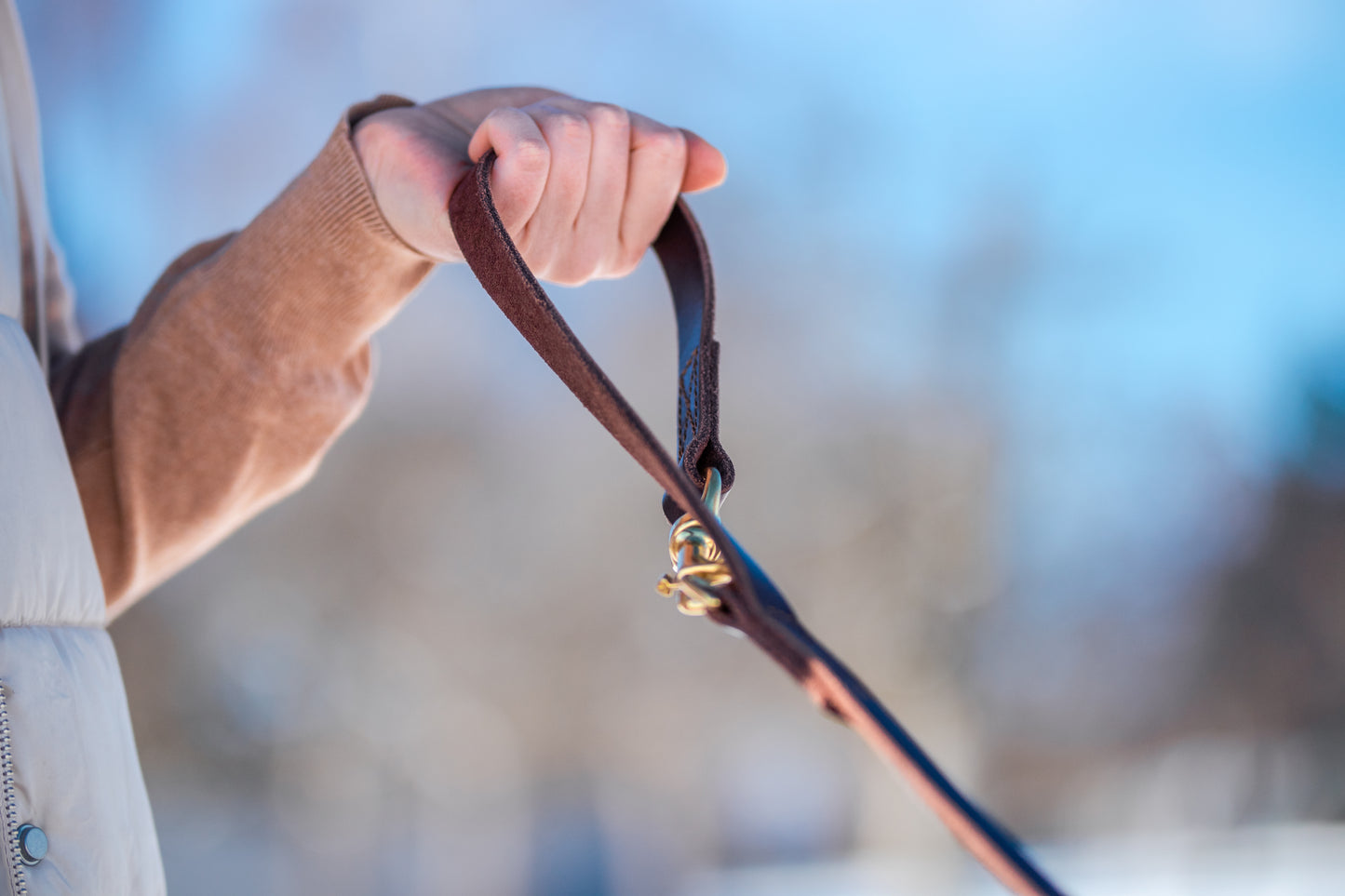 foryou® Jagd Führleine, die perfekte Leder Hundeleine für Jäger - Made in Germany