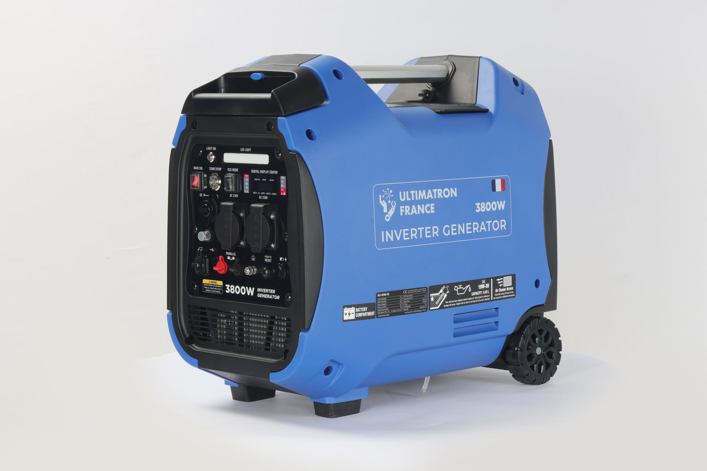 ULT-3800 Inverter Stromgenerator 3800W - 27kg - Benzin-Stromerzeuger - Notstromaggregat - mit Elektrostarter