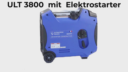 ULT-3800 Inverter Stromgenerator 3800W - 27kg - Benzin-Stromerzeuger - Notstromaggregat - mit Elektrostarter